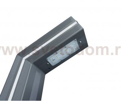 Kink Light 09207-F(220V),16(05) Светильник уличный Такоми серый 220V w15*7,5 h80 Led 10W (4000K) Декоративная подсветка синяя.