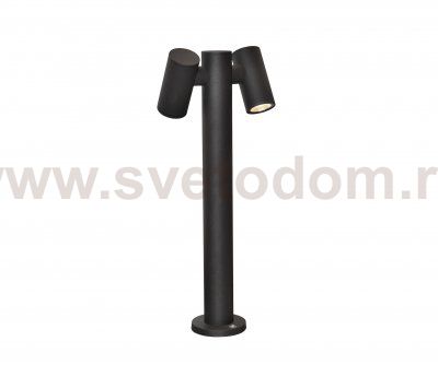Kink Light 09309-80F,19 Светильник уличный Золли черный w23,2*6,4 основание d12 h80 Led 24W (3000K)