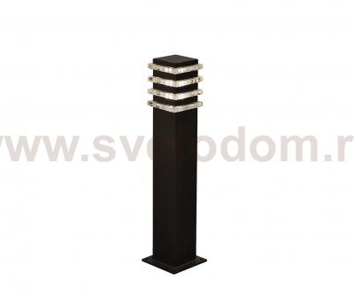Kink Light 09313-60F,19 Светильник уличный Глари черный w11*11 основание w13,7*13,7 h60 E27 1*60w
