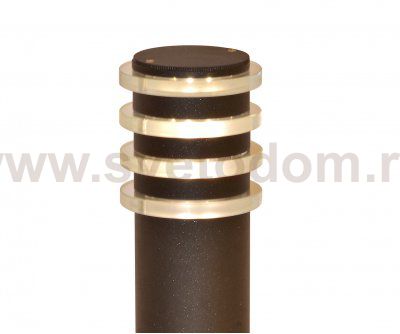 Kink Light 09314-60F,19 Светильник уличный Глари черный w11*11 основание d12 h60 E27 1*60w