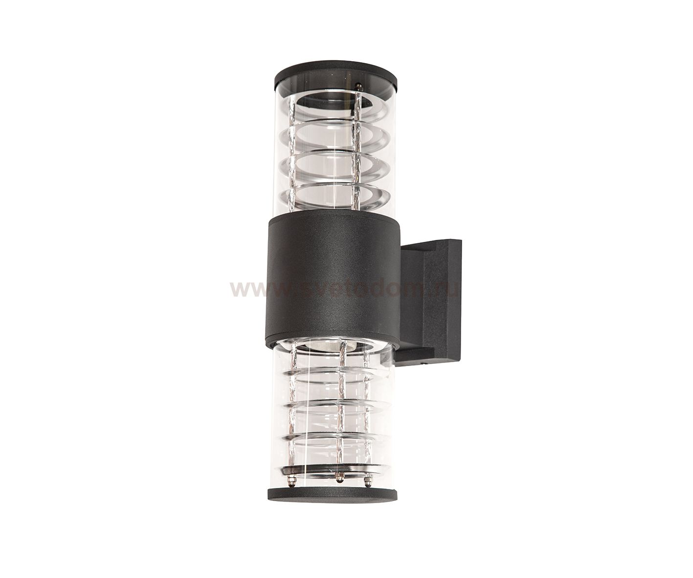 Kink Light 09314-W,19 Настенный светильник уличный Глари черный w17,5*10,5 h34,5 E27 2*60w