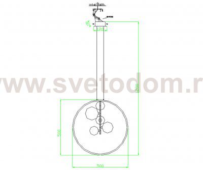Kink Light 09408-5A,19 Люстра Иона черный G9 5*5W