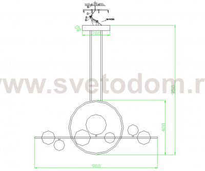 Светильник Kink Light 9408-7L,19 
