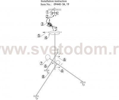 Kink Light 09440-3A,19(4000K) Подвес Некси черный d170 h100 Led 24W (4000K)
