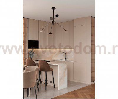 Kink Light 09440-3A,19(4000K) Подвес Некси черный d170 h100 Led 24W (4000K)