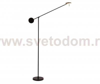 Kink Light 09440-F,19(3000K) Торшер Некси черный d23 L91 h125 Led 8W (3000K)