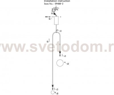 Люстра Kink light 9488-2,20 Ирэн