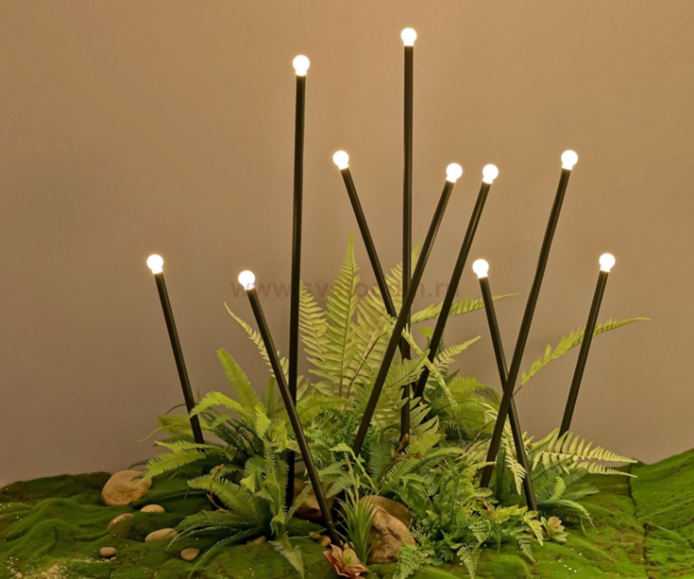 09501-10,19 Светильник уличный Тиви черный