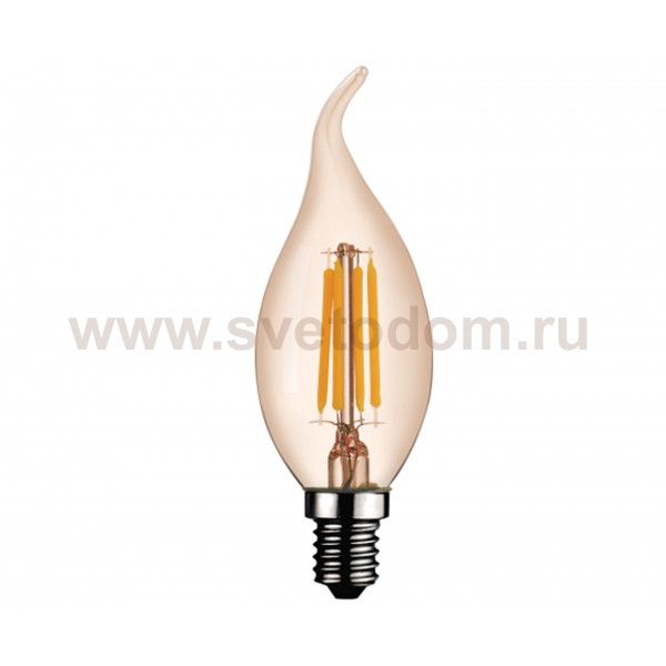Лампа золотая E14 6W (2700K) Kink light 098356-2,33
