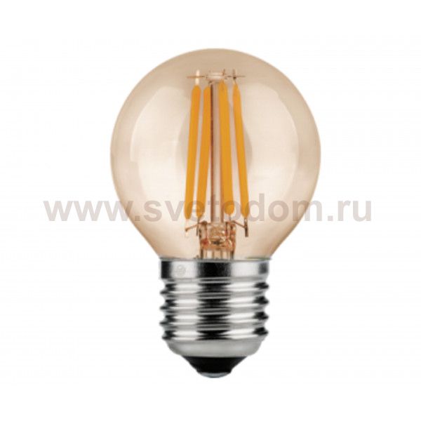 Лампа золотая E27 6W (2700K) Kink light 98456,33