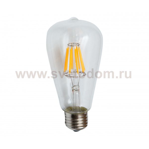 Лампа прозрачная E27 6W (2700K) Kink light 98646,21