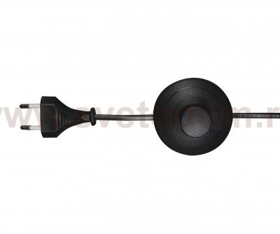 Шнур для торшера 3 метра черный 230V AC 50Hz (max 2A) Kink light A1100,19