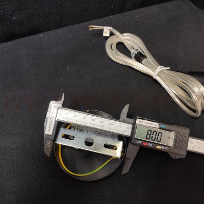 Подвесное крепление для светильников с цоколем E14 прозрачный шнур 1,6м черный 7951