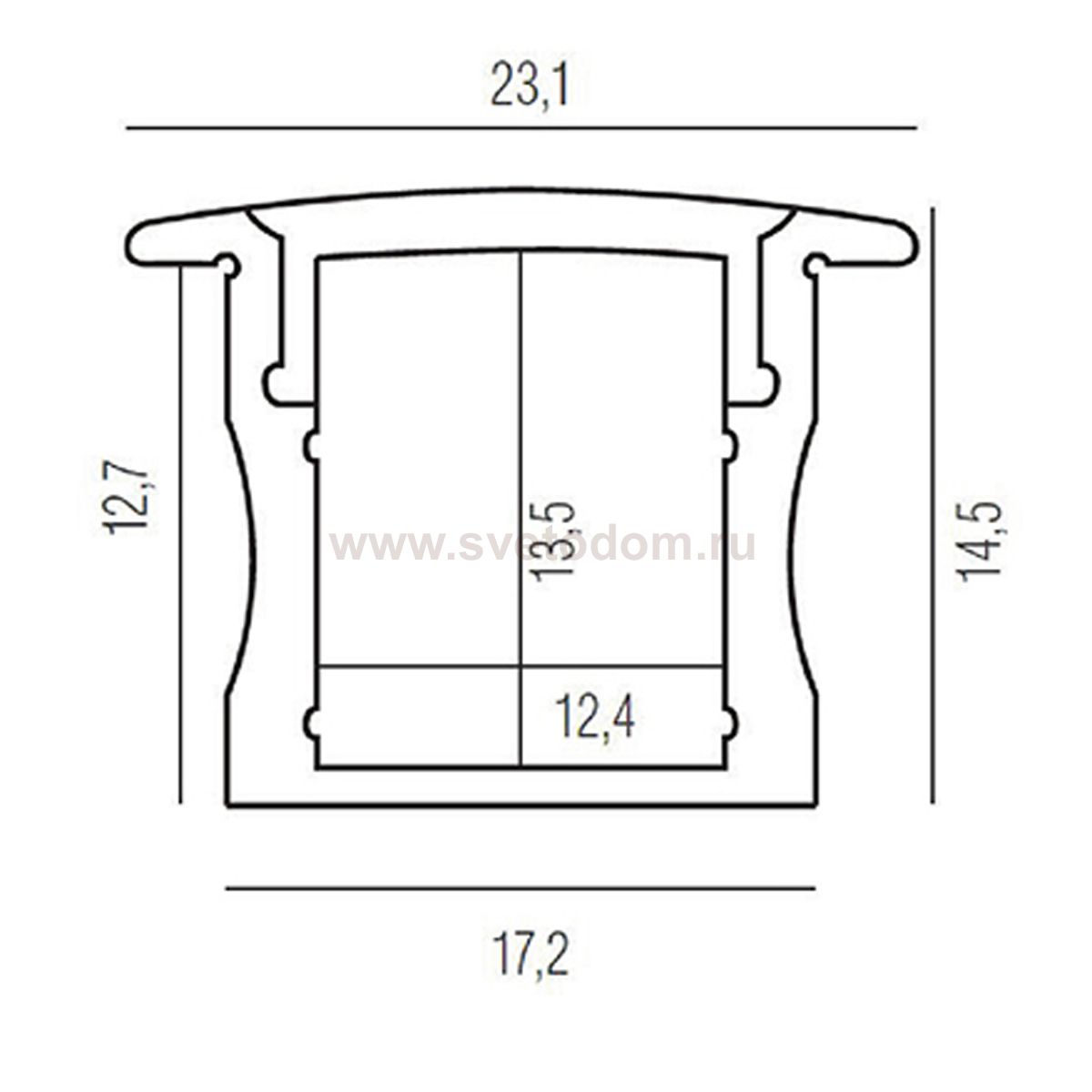 Donolux L18501RAL9003