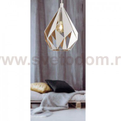 Подвесной потолочный светильник (люстра) CARLTON 1 Eglo 43001