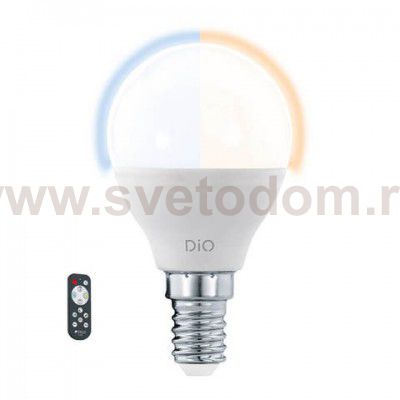 Светодиодная лампа P45 СCT с изм. тем-ры цвета с пультом ДУ Eglo 11805