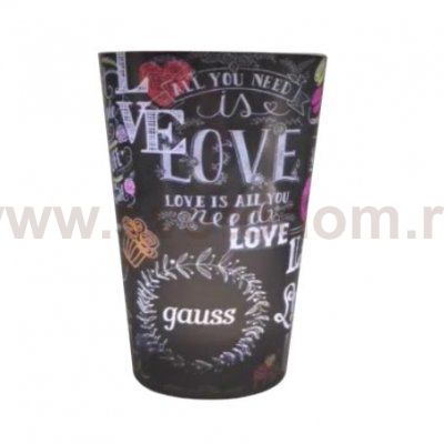 Стакан с подсветкой Gauss модель LCUP Romantic 3XLR44 LED (LC003)