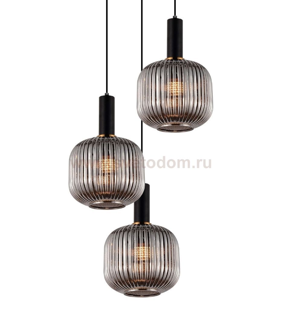 Светильник Lumina Deco LDP 1217-3 GY+BK