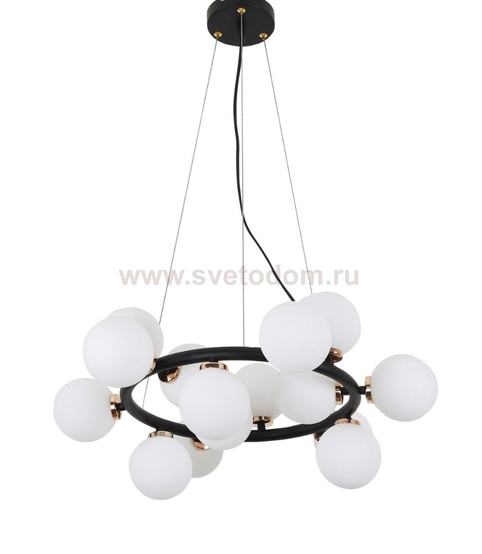 Светильник Lumina Deco LDP 6033-15 BK+GD