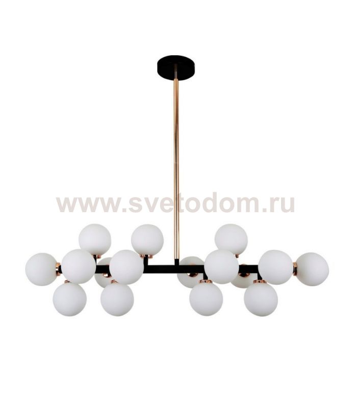 Светильник Lumina Deco LDP 6033-16 BK+GD