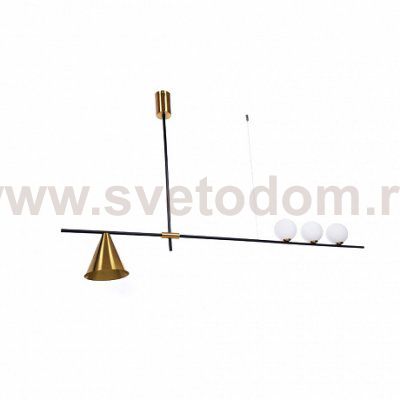 Светильник Lumina Deco LDP 6043-4 BK+MD