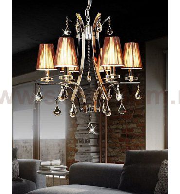 Светильник Lumina Deco LDP 66247-6 BR+CHR