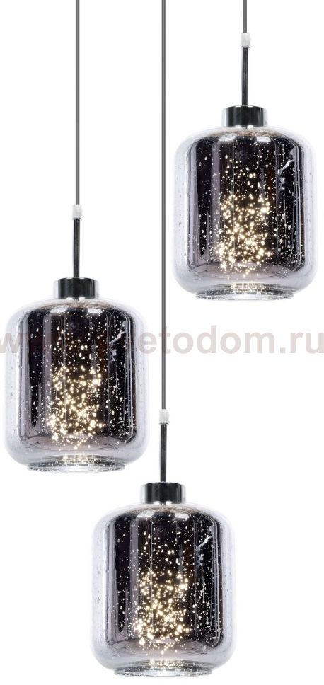 Светильник Lumina Deco LDP 6811-3 RD CHR