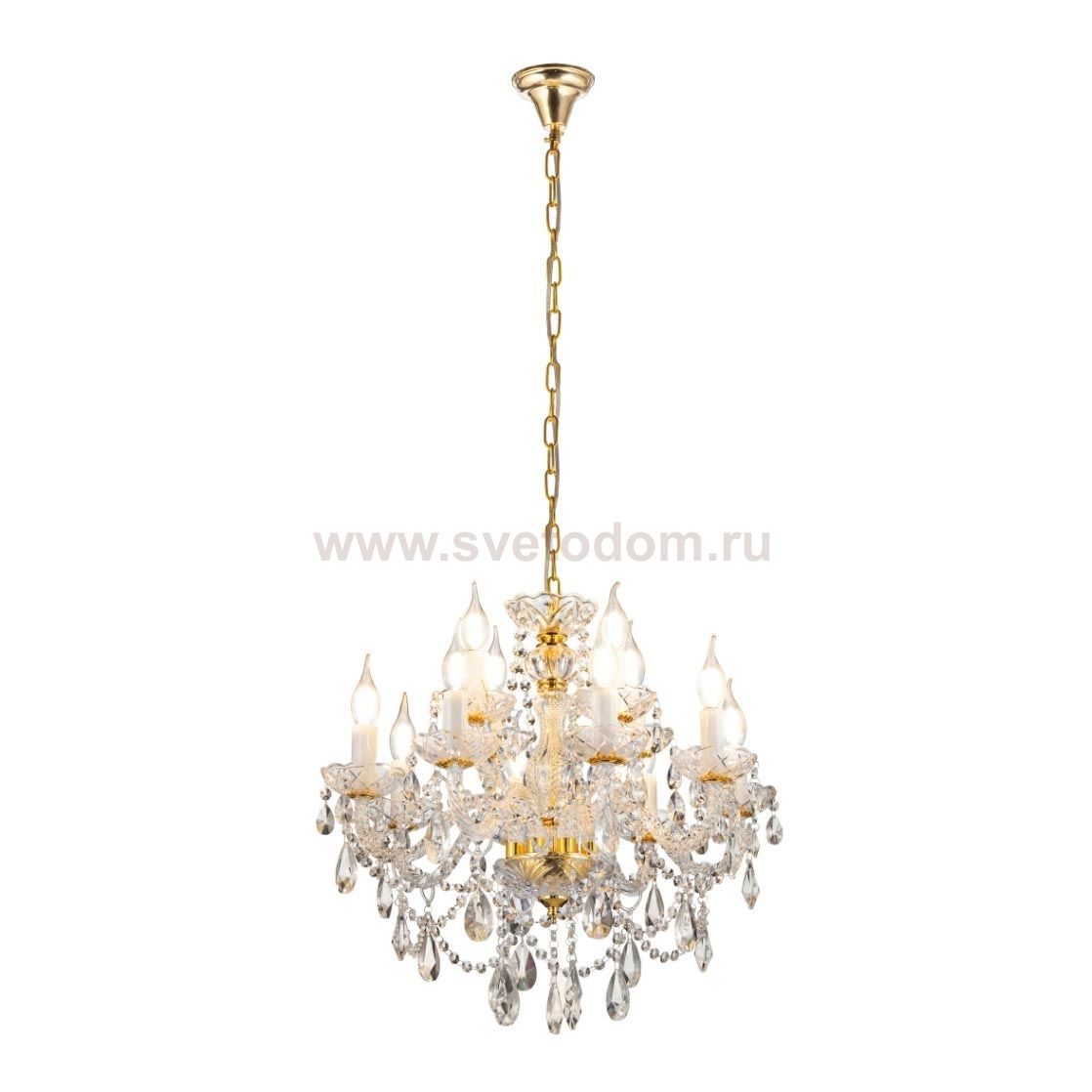 Светильник Lumina Deco LDP 7026-8+4 SL+GD