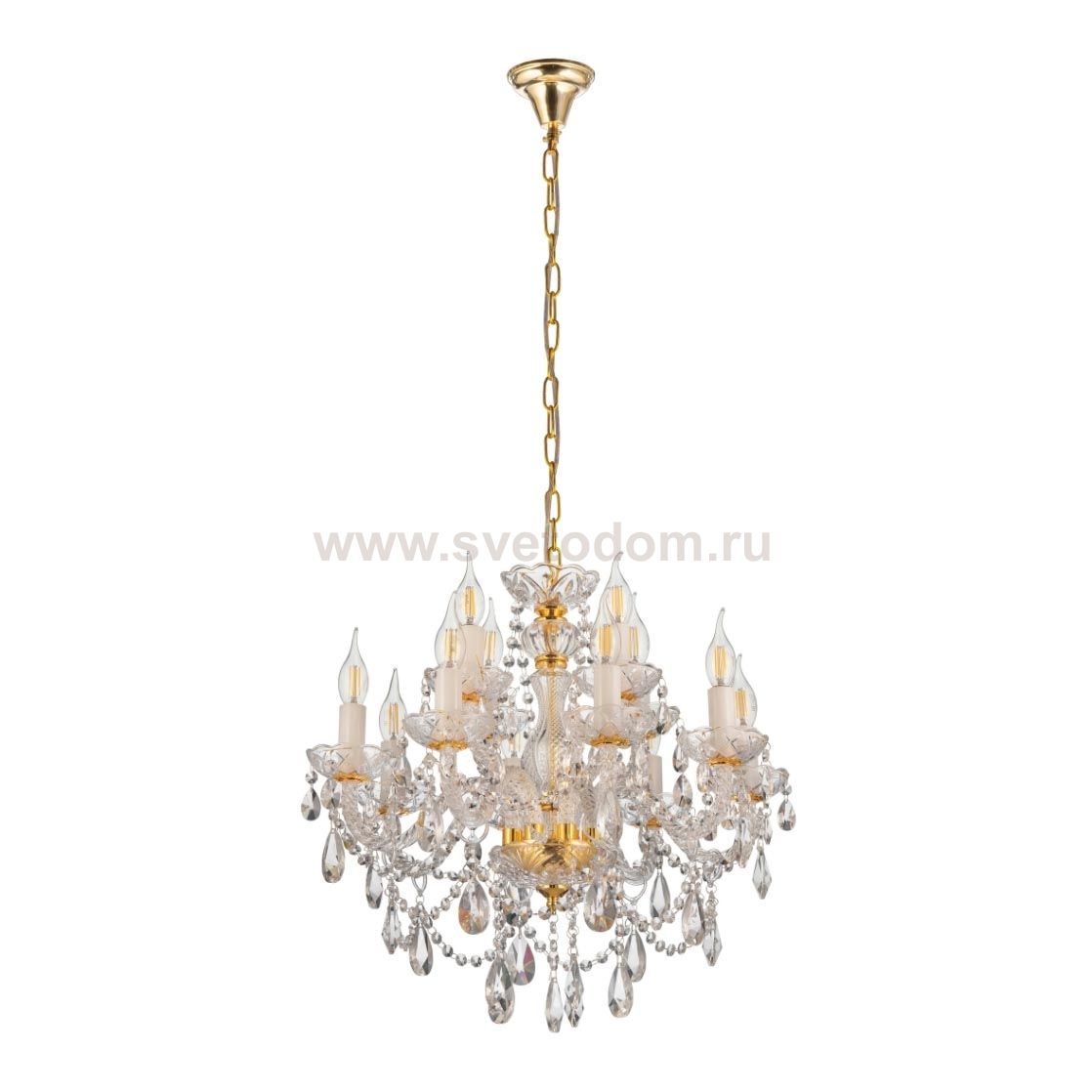 Светильник Lumina Deco LDP 7026-8+4 SL+GD