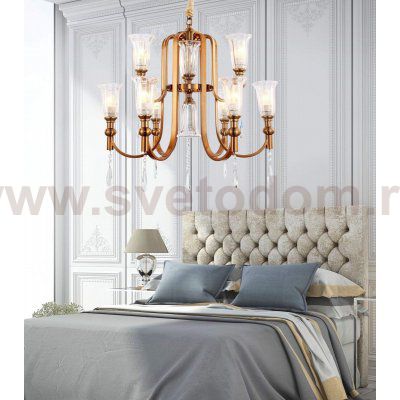 Светильник Lumina Deco LDP 8041-6+3 S.GD