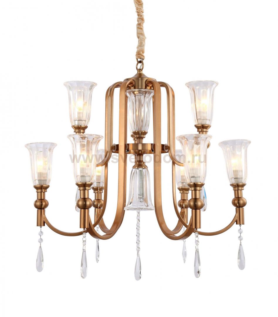 Светильник Lumina Deco LDP 8041-6+3 S.GD