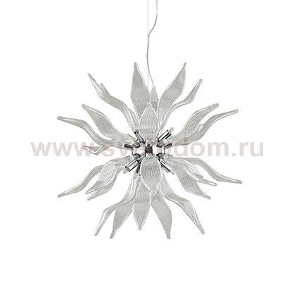 Подвесной светильник Ideal Lux LEAVES SP8 TRASPARENTE