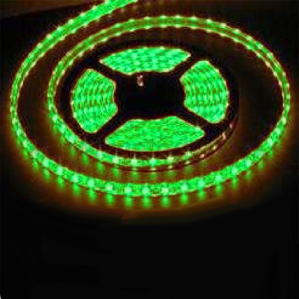 Светодиодная лента Smd 3528, 60 Led/м, 4.8W/м, 12V, IP33, свет зеленый