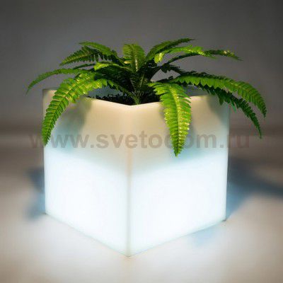 Корпус кашпо-куб PIAZZA 400х400х400 мм