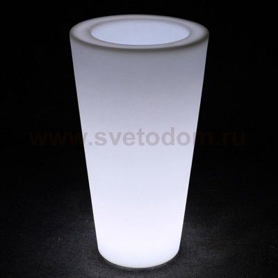 Кашпо белый 220В СONE 270х410х750 мм