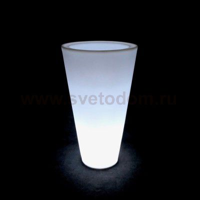 Кашпо белый 220В СONE 360х630х1100 мм