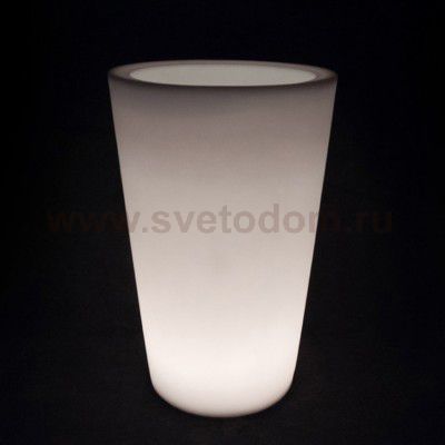 Кашпо белый 220В СONE 545х720х1100 мм