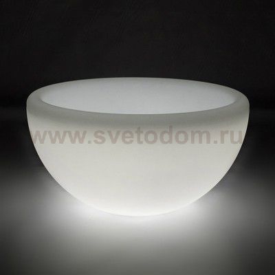 Кашпо-полусфера с аккумулятором GARDA диаметр 500 мм