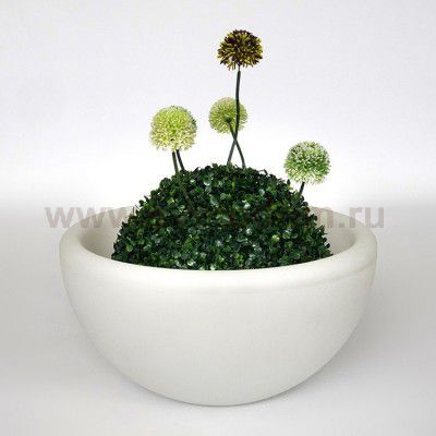 Кашпо-полусфера с аккумулятором GARDA диаметр 500 мм