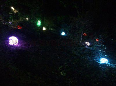 Шар RGB с аккумулатором MINGE 200 мм