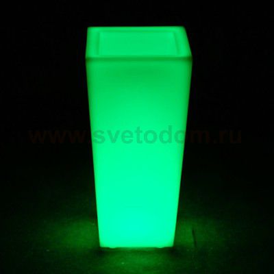 Кашпо-конус RGB 220В QUADRUM 250х250х560 мм