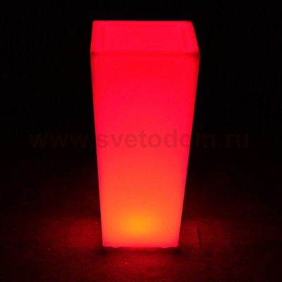 Кашпо-конус RGB 220В QUADRUM 250х250х560 мм