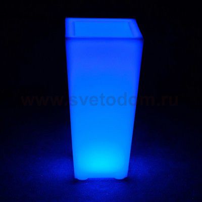 Кашпо-конус RGB 220В QUADRUM 400х400х900 мм