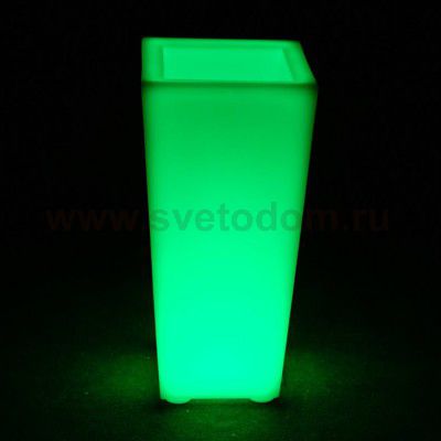 Кашпо-конус RGB 220В QUADRUM 300х300х670 мм