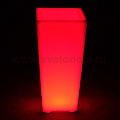 Кашпо-конус RGB 220В QUADRUM 400х400х900 мм