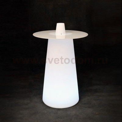 Стол белый 220В SAUCER 630х360х1100 мм