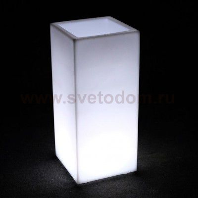 Кашпо белый 220В VERTICAL 300х300х700 мм