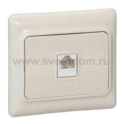 Legrand Kaptika Бежевый Розетка ТЛФ 1-я 782144