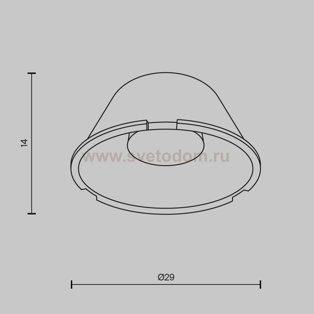 Комплектующие для светильника Maytoni LensD29-24 Wise
