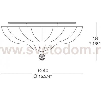 Потолочный светильник PASCALE PL 40 385 Leucos